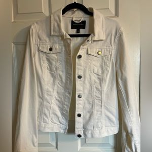Banana Republic White Denim Jacket